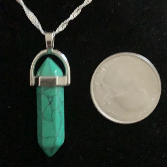 Pendant Charka Healing Stone Necklace - Picture 2 of 3